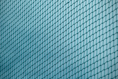 Full frame shot of fence against sky