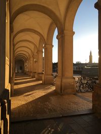 Low angle view of historic building