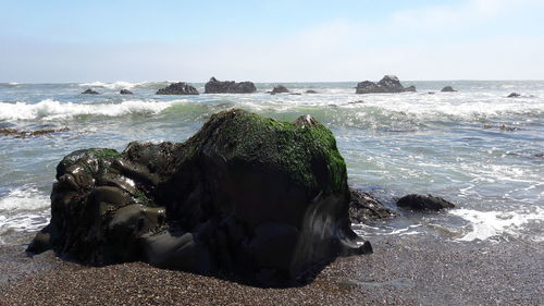 Panoramic view of sea against sky