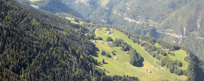 High angle view of landscape