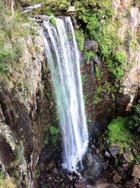 View of waterfall