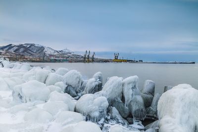 Panoramic view of sea against sky