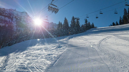 Snow covered landscape
