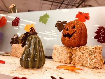 Close-up of cake on table