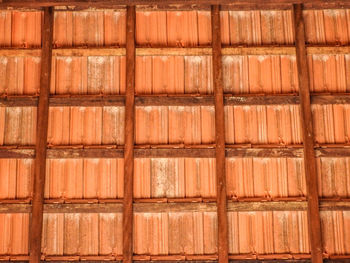 Full frame shot of tile ceiling