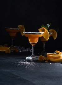 Close-up of drink on table