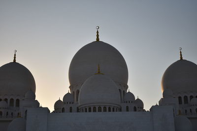 View of cathedral against clear sky