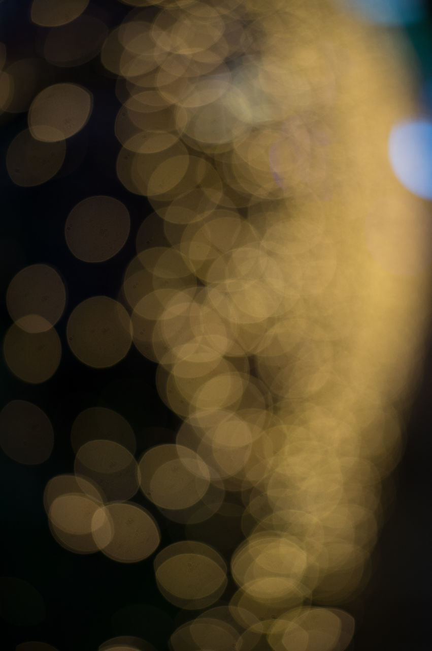 DEFOCUSED IMAGE OF LIGHT