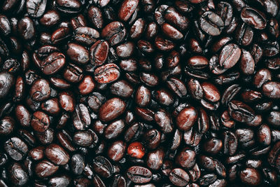 Full frame shot of coffee beans