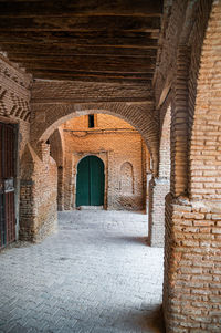 Entrance of historic building