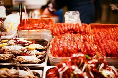 Close-up of food for sale