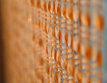 Full frame shot of beaded curtain