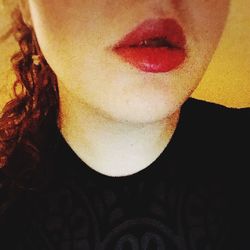 Close-up portrait of woman