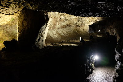 Scenic view of cave