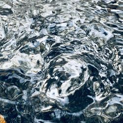 Full frame shot of water in sea