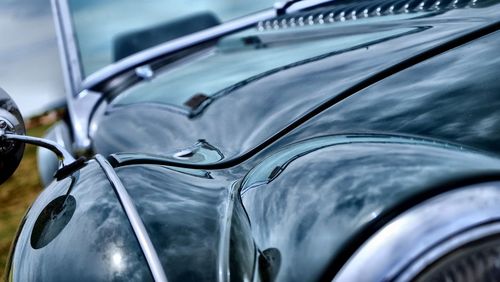 Close-up of car