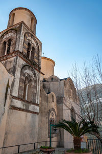 Low angle view of historical building against sky