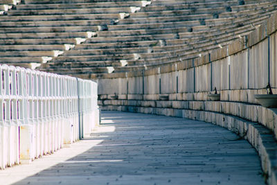 Empty corridor of building