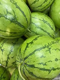 Full frame shot of watermelon at market stall