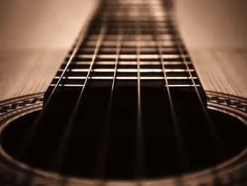 Close-up of guitar