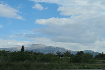 Scenic view of landscape against sky