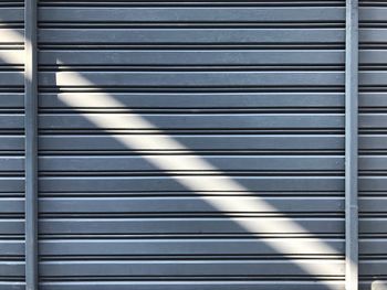 Full frame shot of closed shutter