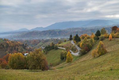 Scenic view of landscape against sky
