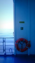 Close-up of blue sea
