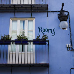 Detail of residential house turned into hostel