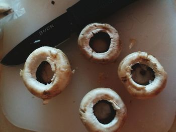 Close-up view of bread