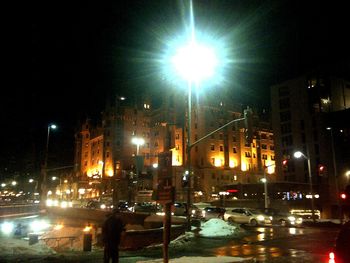 Street light at night