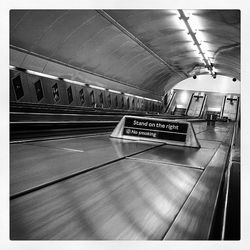 Railroad station platform