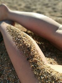 Close-up of cropped hand