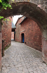 Entrance of old building