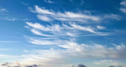 Low angle view of sky