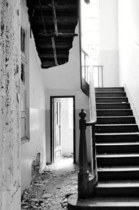 Staircase of old building