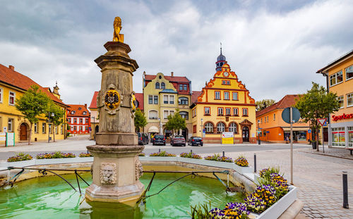 View of buildings in city