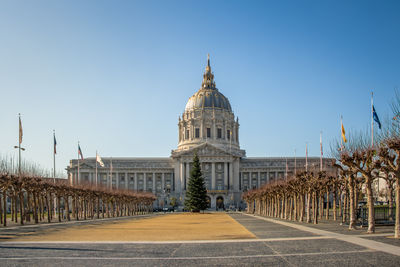 View of building against clear sky