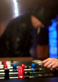 Cropped image of person on ground