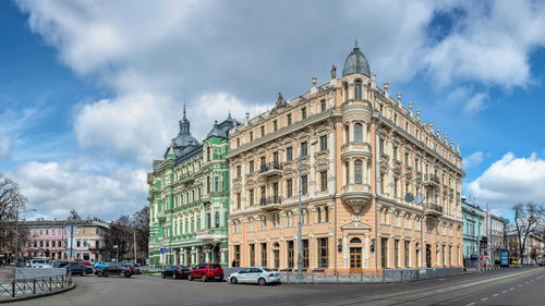 Odessa, ukraine 31.03.2023. historic apartment libman building  in odessa, ukraine