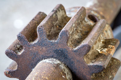 Close-up of rusty metal