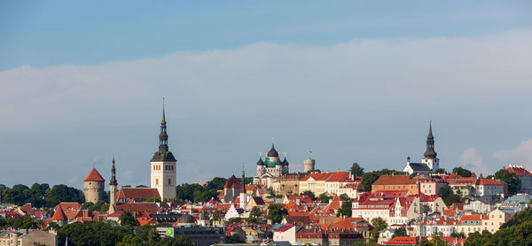 City view of tallinn, estonia