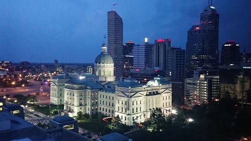 Buildings in city