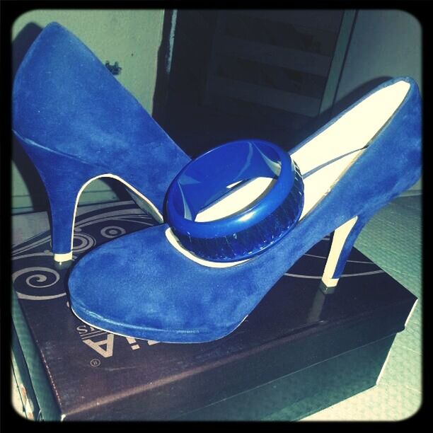 Heels and Blue