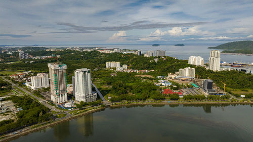 Buildings in city