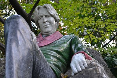 Low angle view of statue