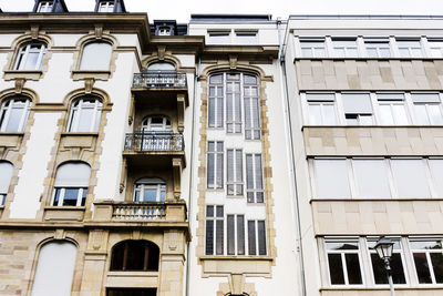 Low angle view of building against sky