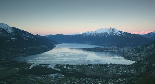 Scenic view of mountains