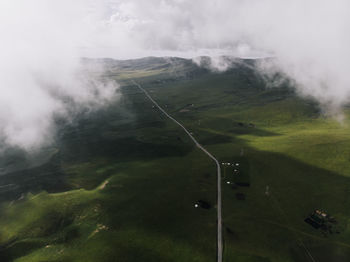 Aerial view of landscape