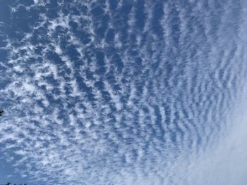 Low angle view of cloudscape